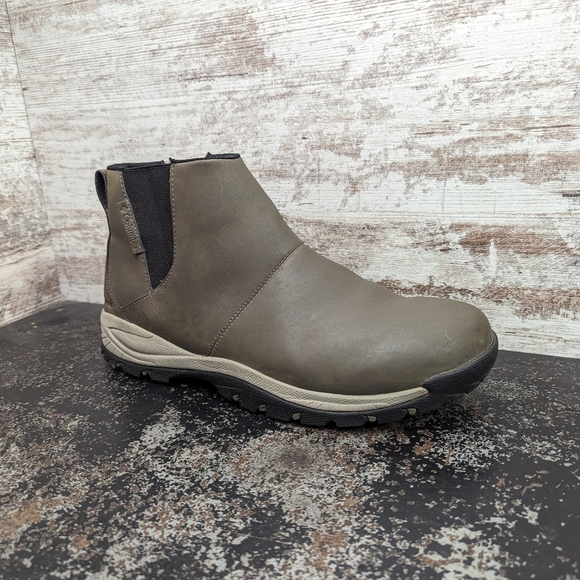 Mens Columbia Yoncalla Mid Boots Sz 13 M Used YM1011 225 Slip Pull On Chelsea - Picture 2 of 7